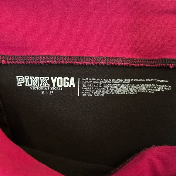 Victoria's Secret Yoga Black Leggings Sleek Full-Length - Picture 6 of 7